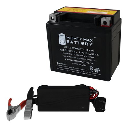 12V 4Ah Replaces Yamaha 50 VOX 2013 With 12V 1Amp Charger -  MIGHTY MAX BATTERY, MAX3831623